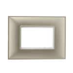Plate Frame 3 mod Gold Milan Indoasian Image