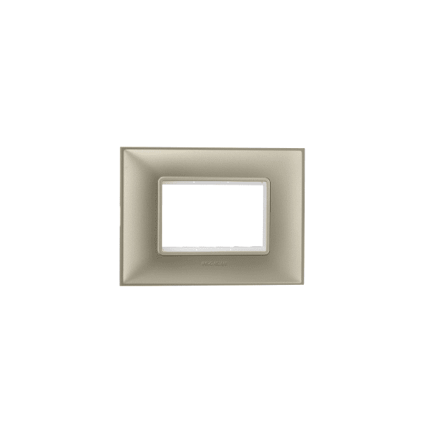 Plate Frame 3 mod Gold Milan Indoasian Image