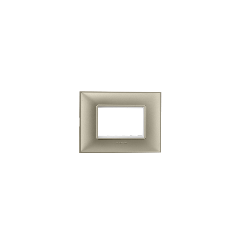 Plate Frame 3 mod Gold Milan Indoasian Image