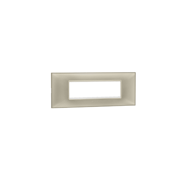Plate Frame 6 mod Gold Milan Indoasian Image