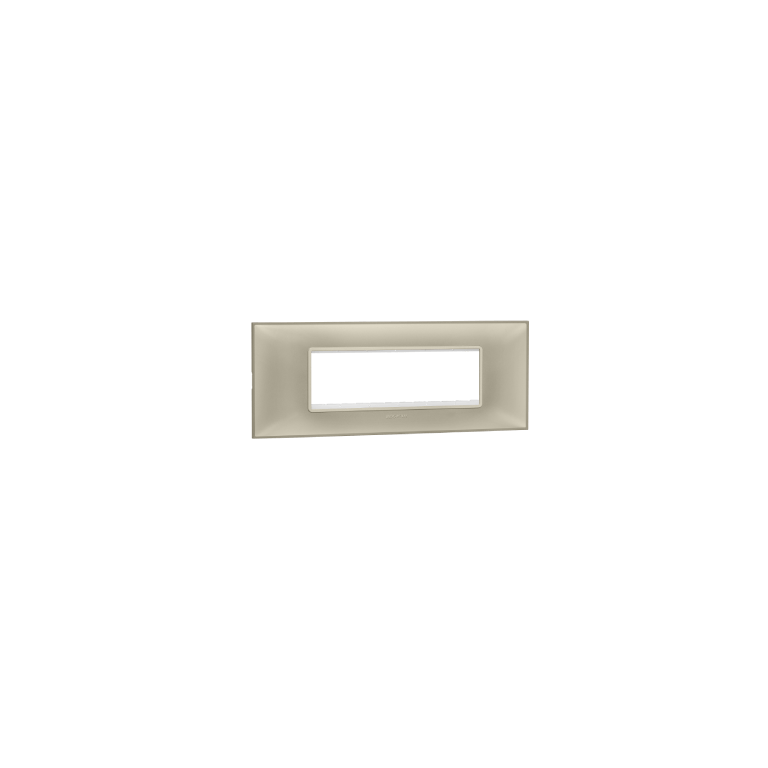 Plate Frame 6 mod Gold Milan Indoasian Image