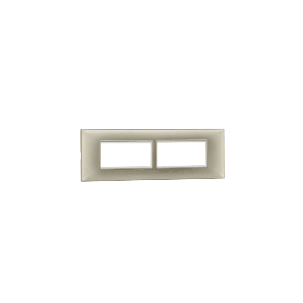 Plate Frame 8 mod Gold Milan Indoasian Image