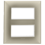 Plate Frame 4 2 mod Gold Milan Indoasian Image