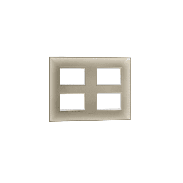 Plate Frame 12 mod Gold Milan Indoasian Image
