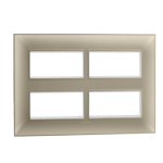 Plate Frame 16 mod Gold Milan Indoasian Image