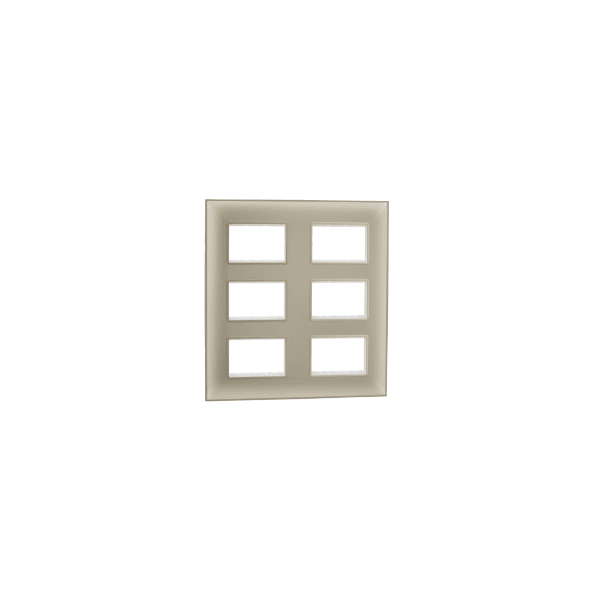 Plate Frame 18 Mod Gold Milan Indoasian Image