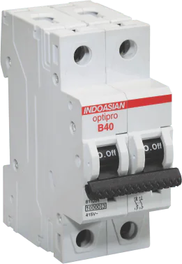 10A DP B Optipro AC MCB Indoasian Image