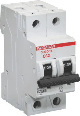 811168.png 10A DP C Optipro AC MCB Indoasian Image