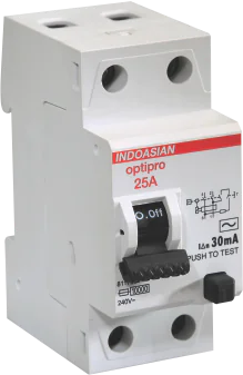 40A 100mA DP Optipro RCCB Indoasian Image
