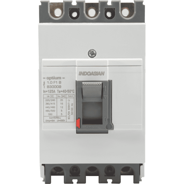 125A 3P 16KA TM Optium 1.0 Fixed F1 MCCB Indoasian Image