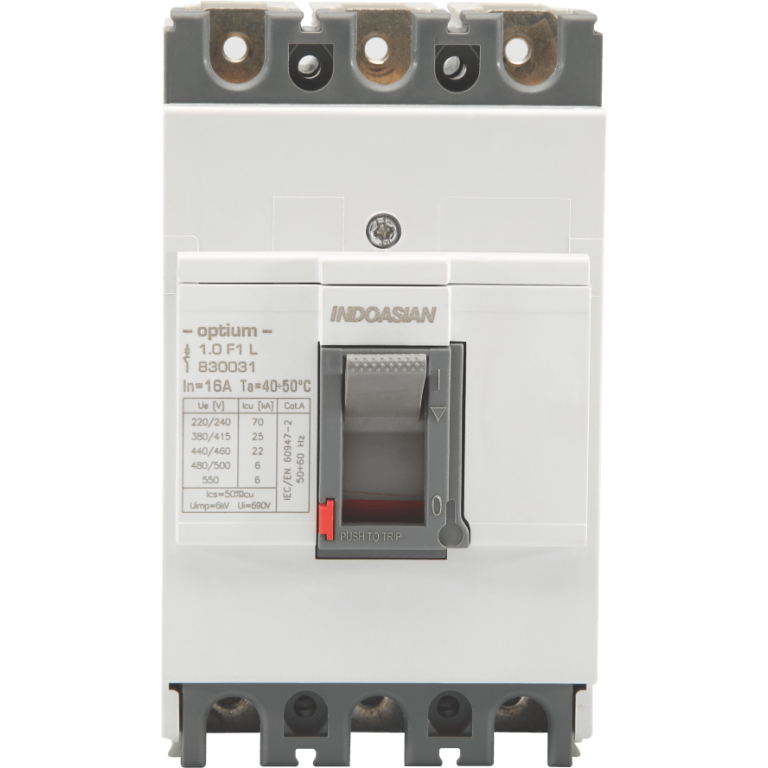 125A 3P 25KA TM Optium 1.0 Fixed F1 MCCB Indoasian Image