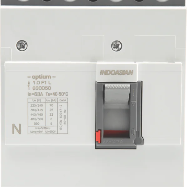 16A 4P 25KA TM Optium 1.0 Fixed F1 MCCB Indoasian Image