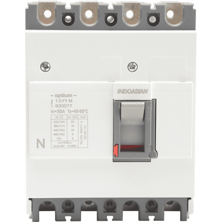 32A 4P 36KA TM Optium 1.0 Fixed F1 MCCB Indoasian Image