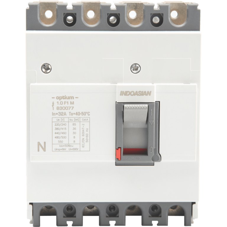 50A 4P 36KA TM Optium 1.0 Fixed F1 MCCB Indoasian Image