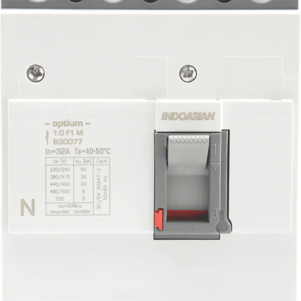 100A 4P 36KA TM Optium 1.0 Fixed F1 MCCB Indoasian Image