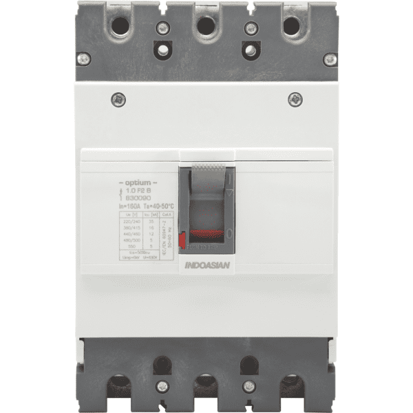 160A 3P 16KA TM Optium 1.0 Fixed F2 MCCB Indoasian Image