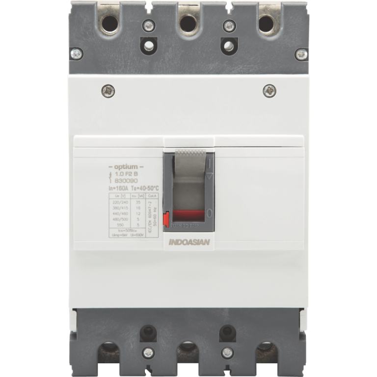 200A 3P 25KA TM Optium 1.0 Fixed F2 MCCB Indoasian Image