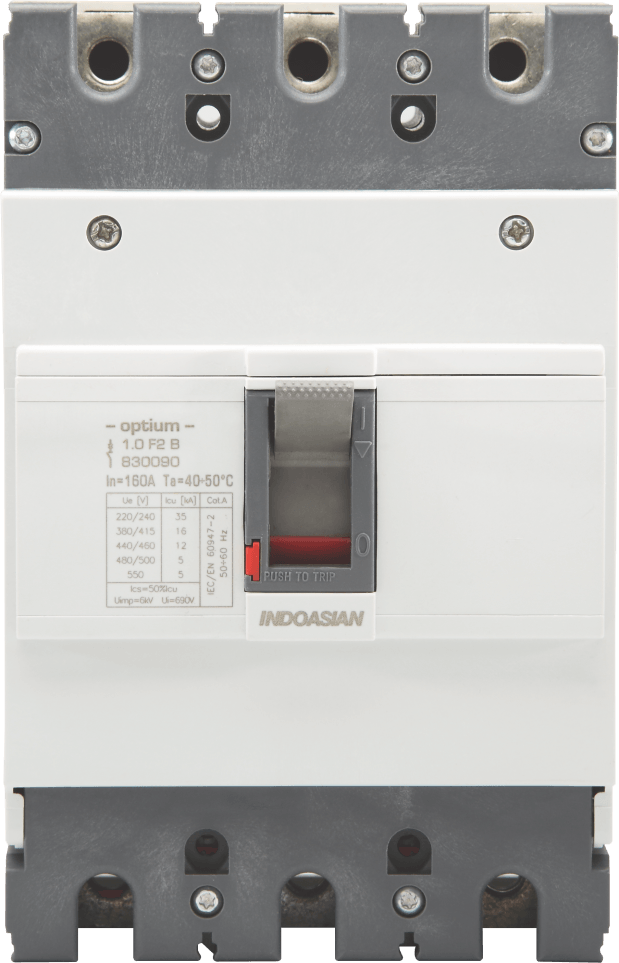830112.png 250A 3P 36KA TM Optium 1.0 Fixed F2 MCCB Indoasian Image