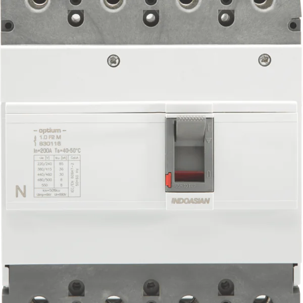 160A 4P 36KA TM Optium 1.0 Fixed F2 MCCB Indoasian Image