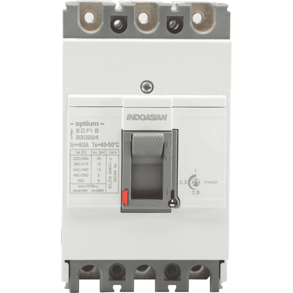 32A 3P 16KA TM Optium 2.0 Adj F1 MCCB Indoasian Image