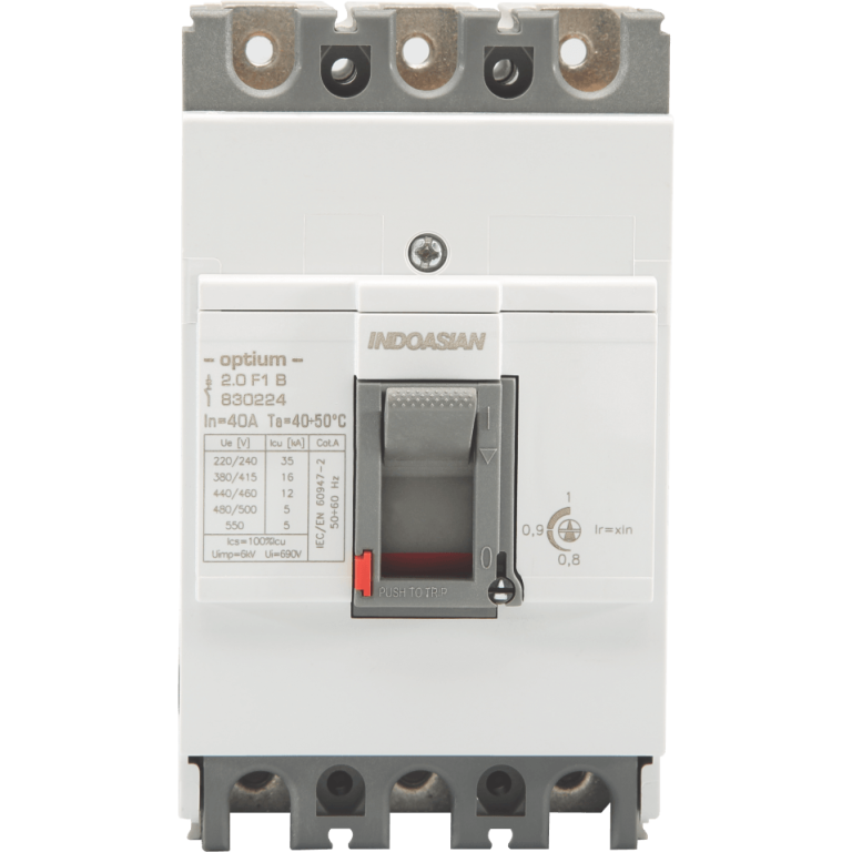 50A 3P 16KA TM Optium 2.0 Adj F1 MCCB Indoasian Image