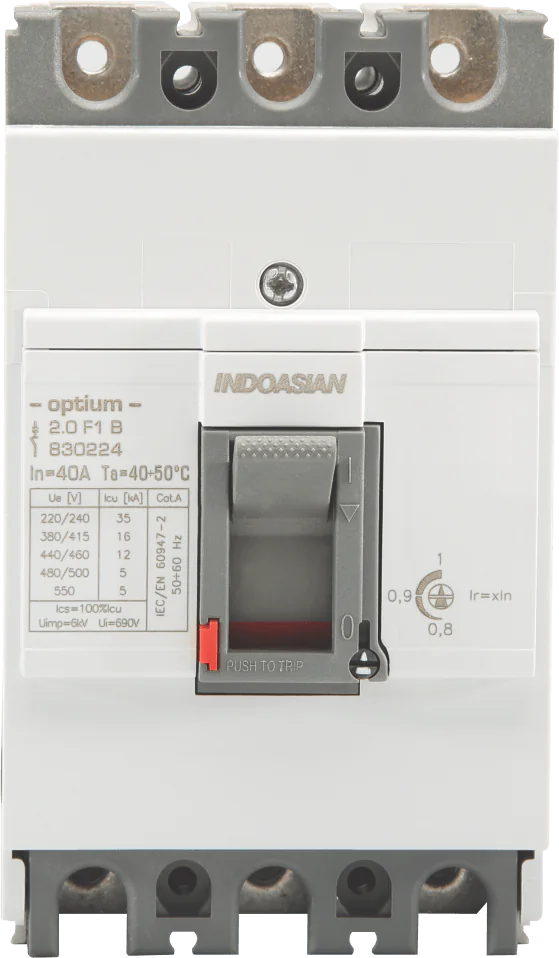 100A 3P 16KA TM Optium 2.0 Adj F1 MCCB Indoasian Image