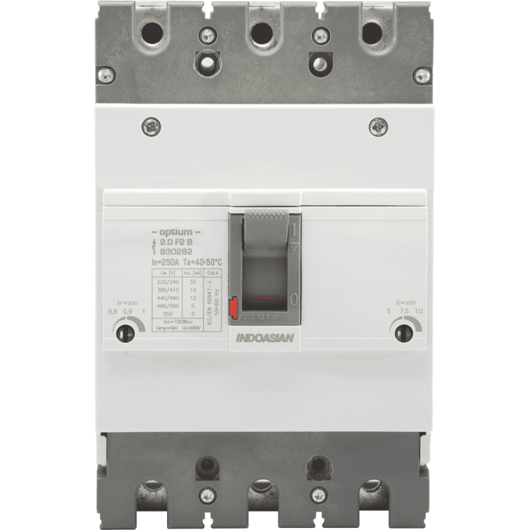 160A 3P 16KA TM Optium 2.0 Adj F2 MCCB Indoasian Image