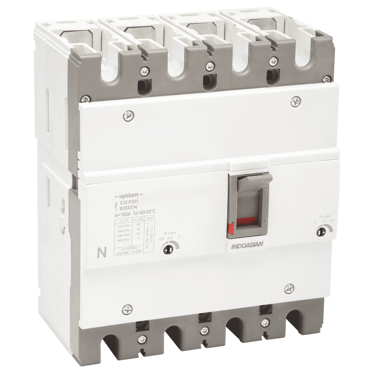 80A 4P 50KA TM Optium 2.0 Adj F3 MCCB Indoasian Image