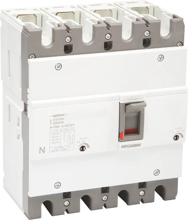 80A 4P 50KA TM Optium 2.0 Adj F3 MCCB Indoasian Image