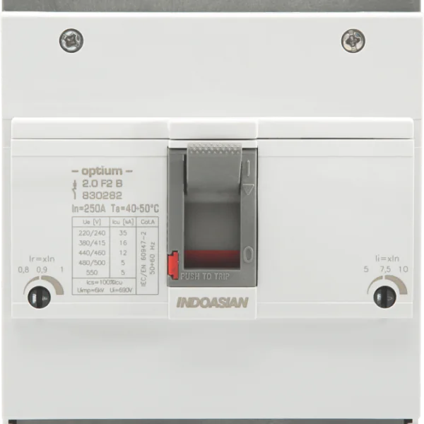 160A 3P 36KA TM Optium 2.0 Adj F3 MCCB Indoasian Image