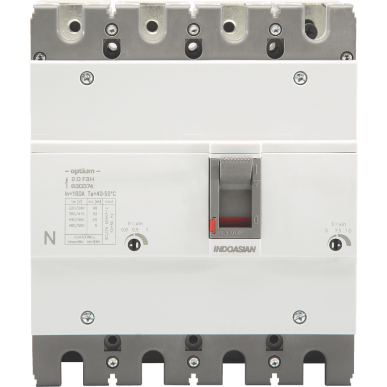 250A 4P 50KA TM Optium 2.0 Adj F3 MCCB Indoasian Image