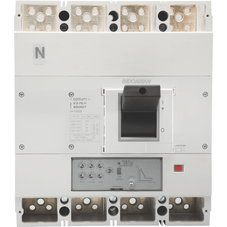 800A 4P 50KA Ele Optium 2.2 Sg F5 MCCB Indoasian Image