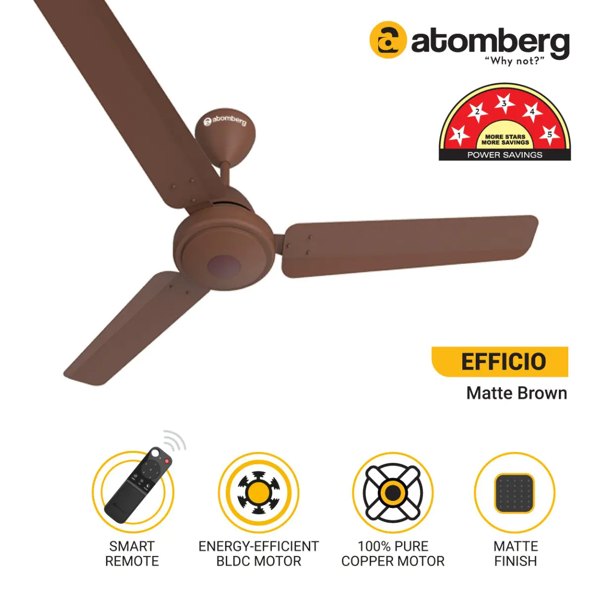 20220919atombergcfproductlistefficiobrown-ma-1.jpg Atomberg Efficio 1200 mm BLDC Ceiling Fan with Remote Control Brown 20220919atombergcfproductlistefficiobrown ma 1