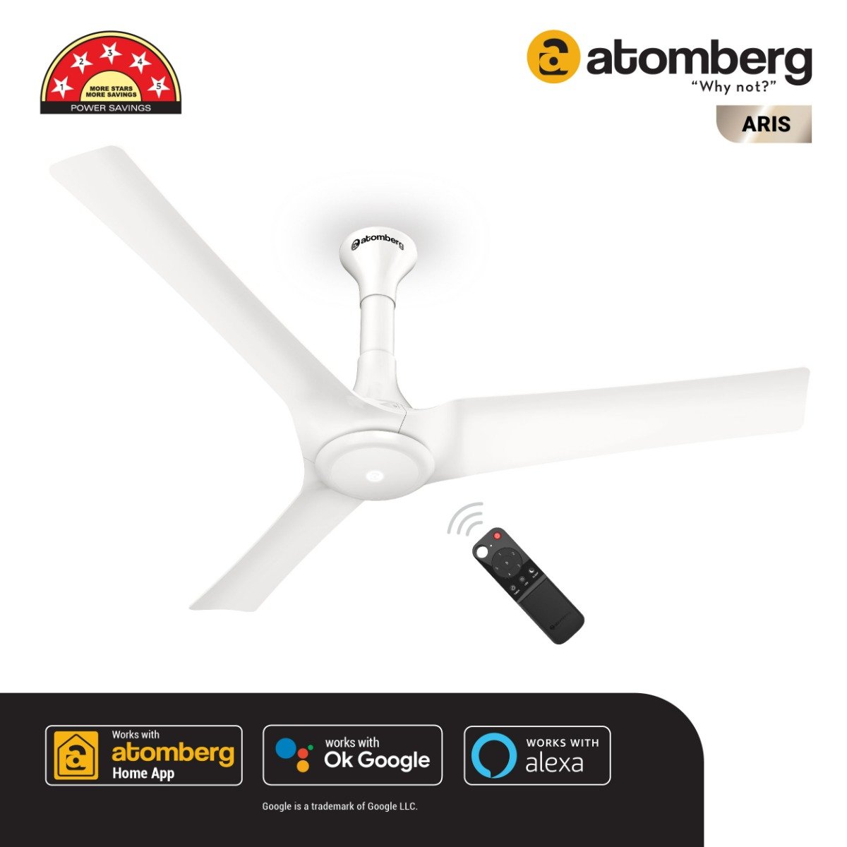 20230309atombergarisamzpli-ys_white_2_.jpg Atomberg Aris 1200 mm BLDC Ceiling Fan with IoT Remote Control Dark Teakwood 20230309atombergarisamzpli ys white 2