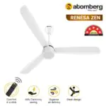 Atomberg Renesa Zen 1200 mm BLDC Ceiling Fan with Remote Control Gloss White 22.09.23 renesa zen pli white 2