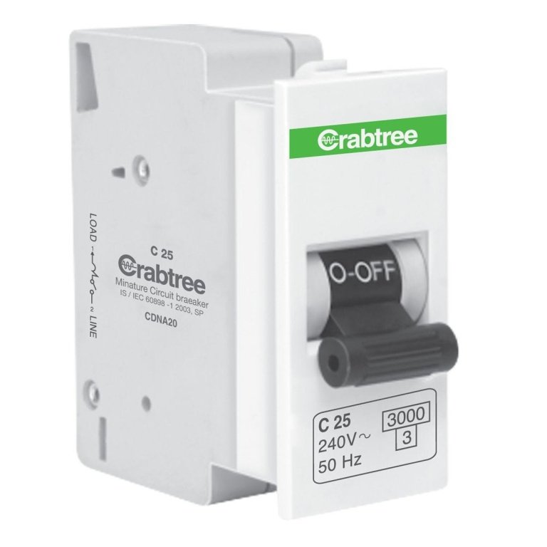 25 A SP Mini MCB C Series Havells DCTNCSPA025 dctncspa025