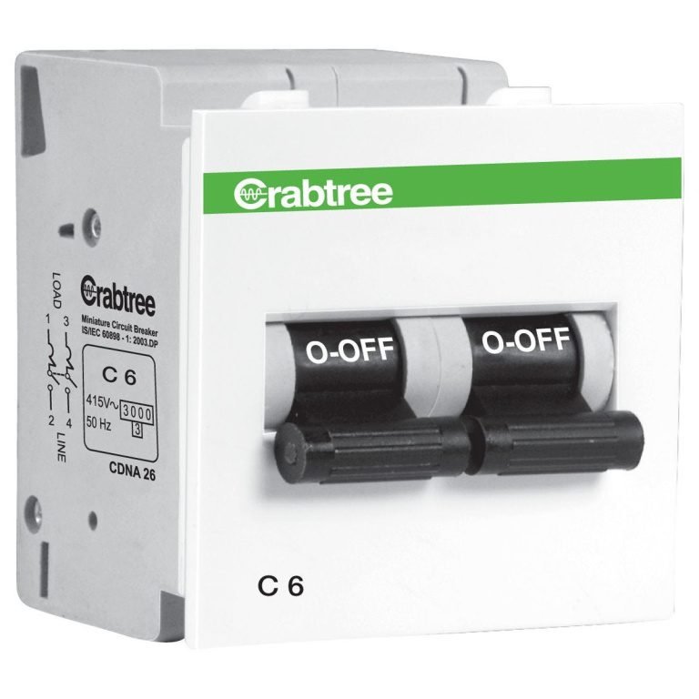 6 A DP Mini MCB C Series Havells DCVNCDPA006 dcvncdpa006