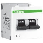 10 A DP Mini MCB C Series Havells DCVNCDPA010 dcvncdpa010