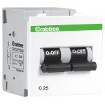 25 A DP Mini MCB C Series Havells DCVNCDPA025 dcvncdpa025