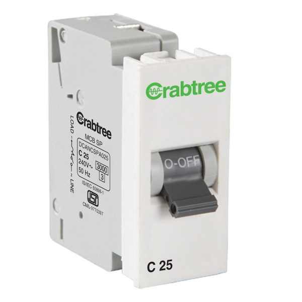 25 A SP Mini MCB C Series Havells DCVNCSPA025 dcvncspa025
