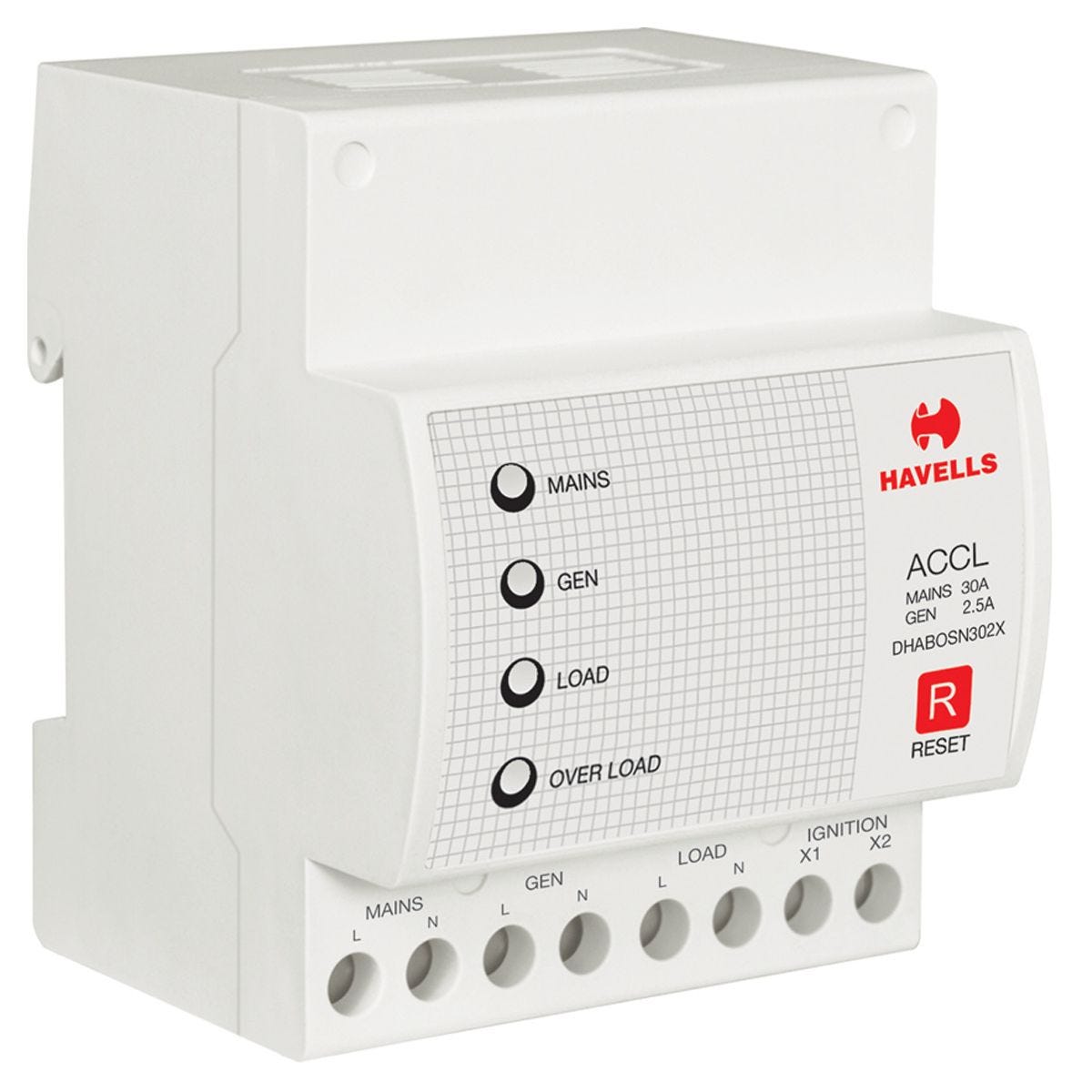 DHABOSN302X.jpg Premium SPN ACCL without Gen Start Stop SPN 2.5 500 W Havells DHABOSN302X dhabosn302x