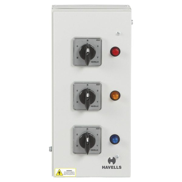 Phase Selector Enclosure Vertical DB 40 A Havells DHDATVFS40 dhdatvfs40