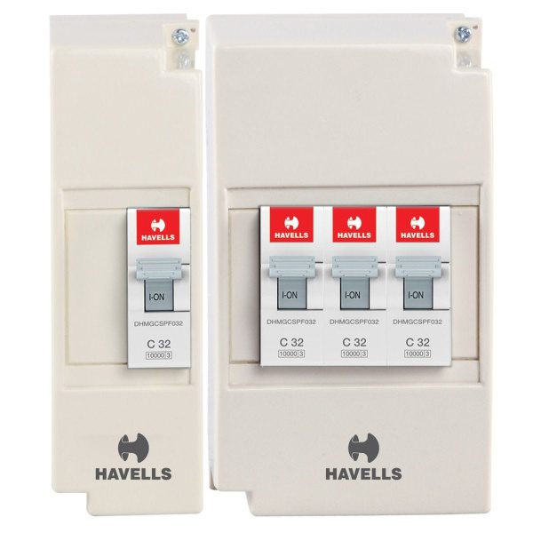 MCB Enclosure Plastic Powder Painted MCB DBs with Din Rail Havells DHDEPDP dhdepdp
