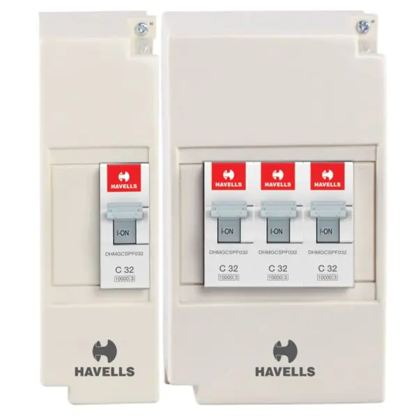 MCB Enclosure Plastic Powder Painted MCB DBs with Din Rail Havells DHDEPDP dhdepdp