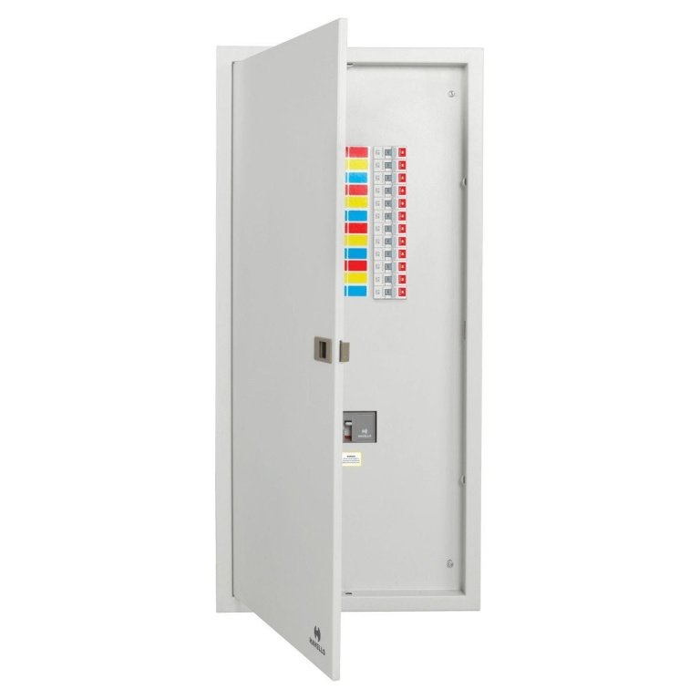 TP N Vertical Loadline DB 4 Way Single Door Suitable for TP A Frame MCCB Havells DHDLVDRWAOFO12 dhdlvdrwaofo12