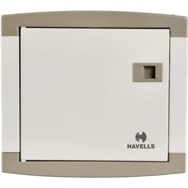 SPN Double Door QVE Series DB 12 Way Regal Grey Havells DHDPSHODRW12 dhdpshodrw12