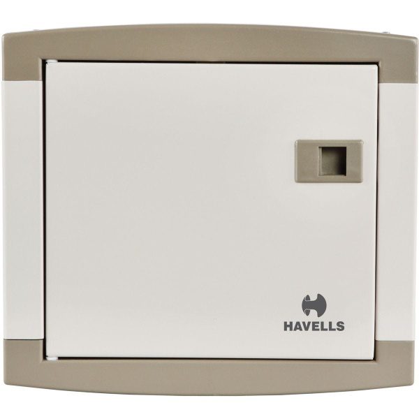 SPN Single Door QVE Series DB 16 Way Regal Grey Havells DHDPSHOSRW16 dhdpshosrw16