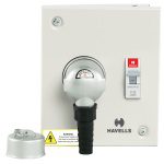 Plug Socket Board SP N Enclosure with 2 pole Havells DHDPUDP020 dhdpudp020