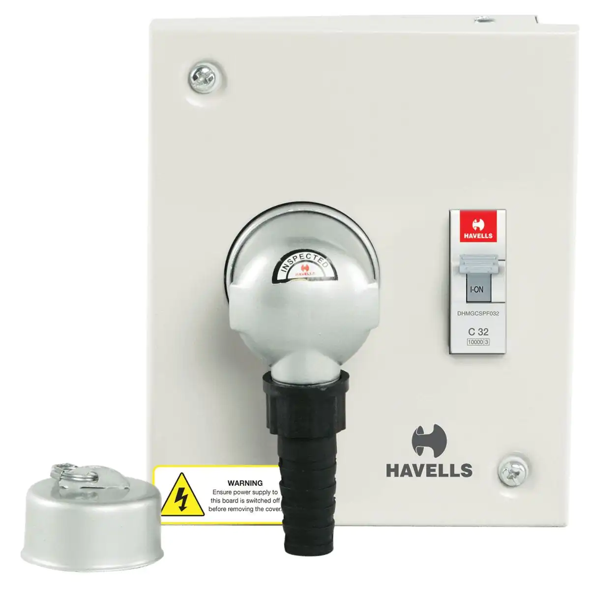Plug Socket Board TP N Enclosure with 3 pole Havells DHDPUTN030 dhdputn030