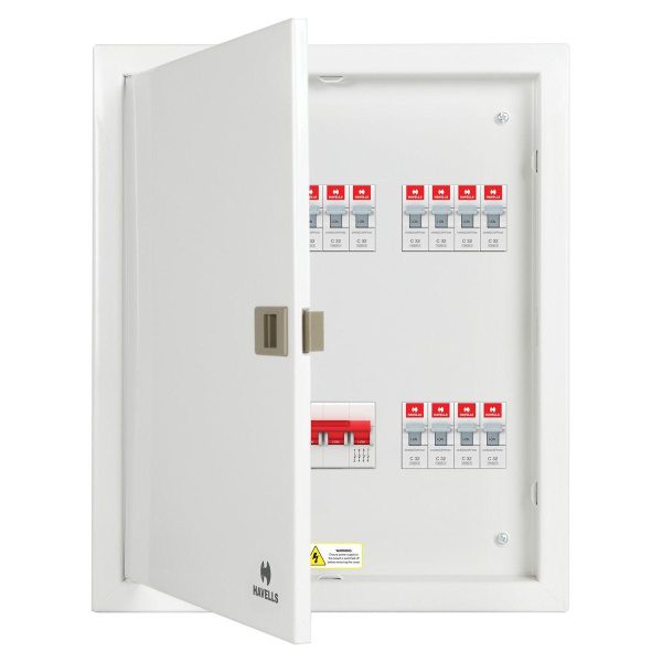 Phase Selector Horizontal 4 Quadrant DB 4 Way, 63 A DD Havells DHDSCHDRZ04063 dhdschdrz04063